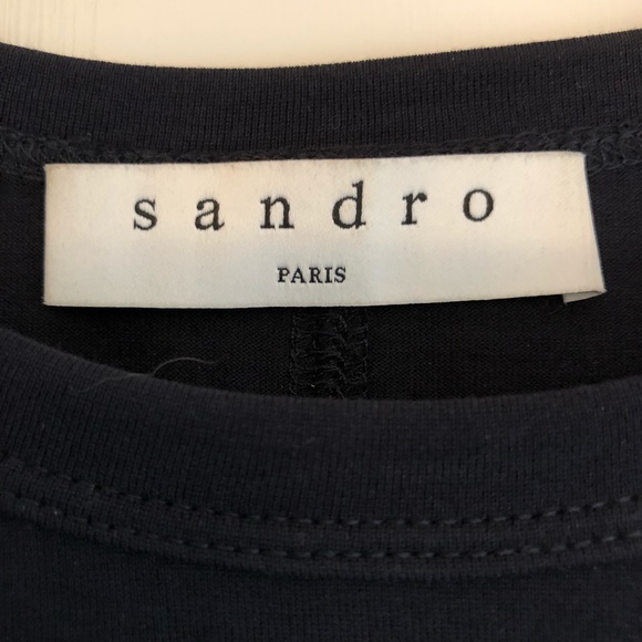 Sandro Bead Embellished Lightning Tee - Picture 7 of 8